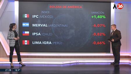 Bolsa de valores 21/4. Foto: Canal26