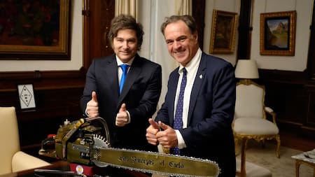 Milei recibió al historiador británico Niall Ferguson