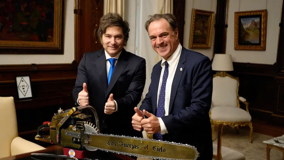 Milei recibió al historiador británico Niall Ferguson