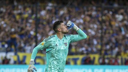 Agustín Rossi, arquero de Boca. Foto: NA.