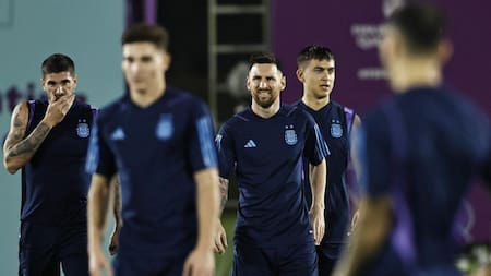 Selección Argentina entrenando Foto Reuters