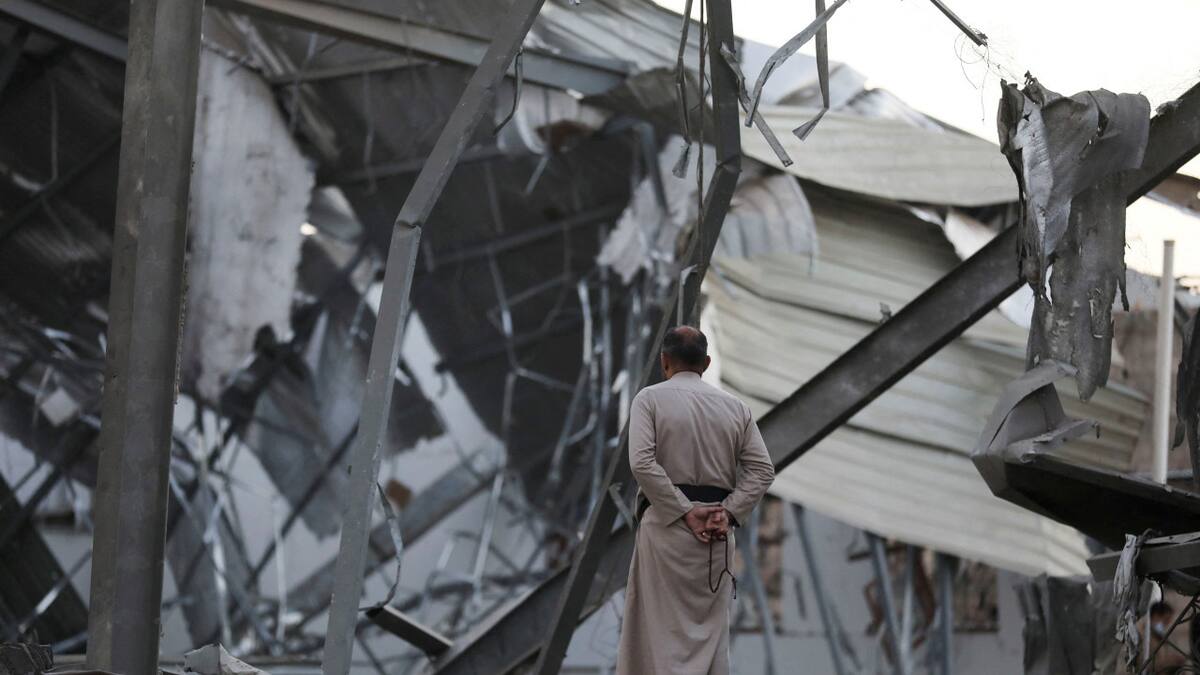 Ataque de Estados Unidos contra los hutíes de Yemen. Foto: Reuters/Khaled Abdullah