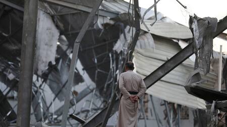 Ataque de Estados Unidos contra los hutíes de Yemen. Foto: Reuters/Khaled Abdullah