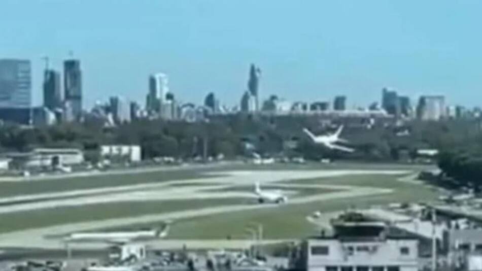 Maniobra de avión presidencial, captura video