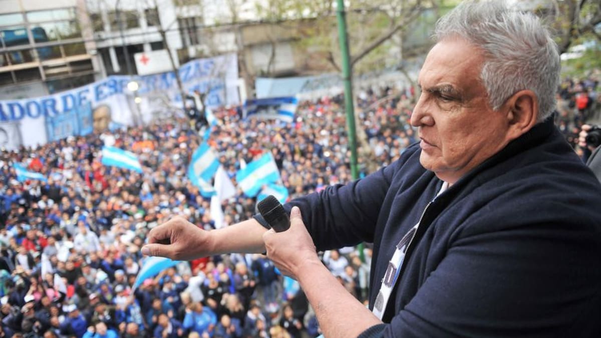 "Pata" Medina en La Plata: "No quiero violencia, que haya paz"