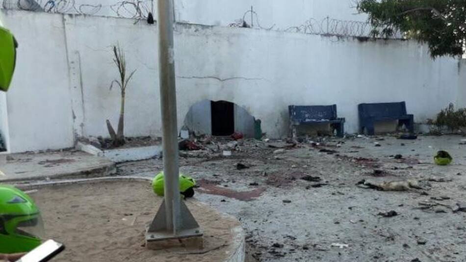 Atentado en estación de policía de Colombia