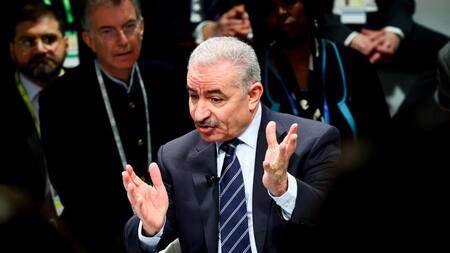 Mohamed Shtayeh, primer ministro de la Autoridad Nacional Palestina. Foto: EFE.