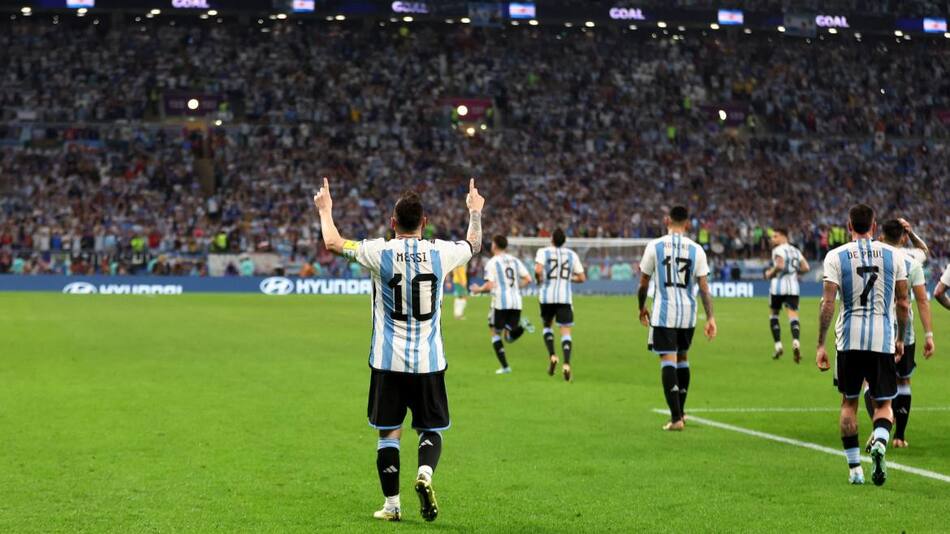 Festejo gol Messi. Foto: Reuters