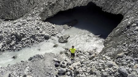 Alerta por derretimiento de glaciares. Foto: Reuters.