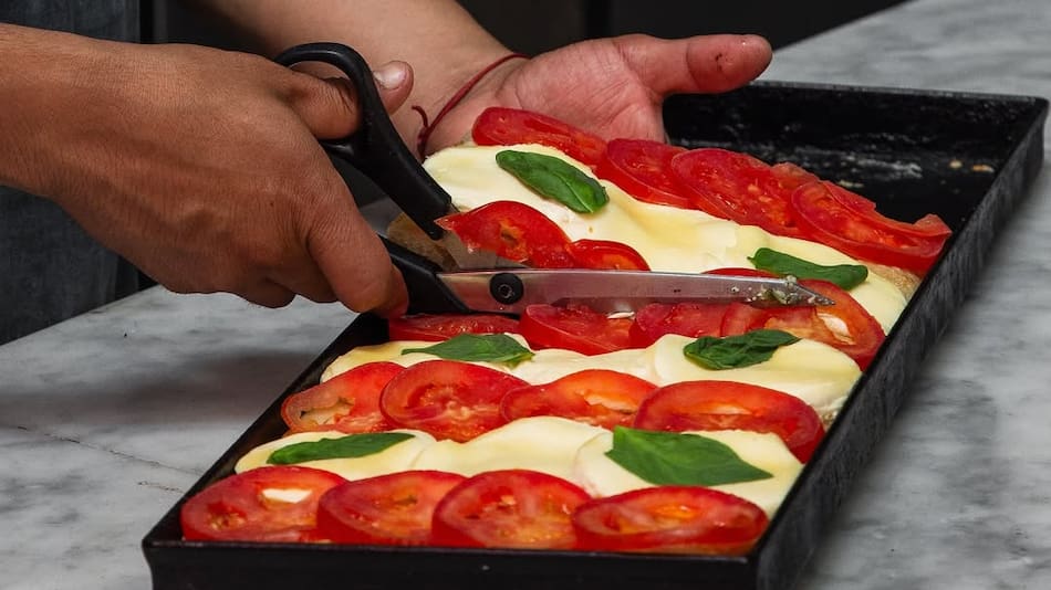 Pizza Paradiso es una de las creaciones del chef Donato de Santis en Argentina.