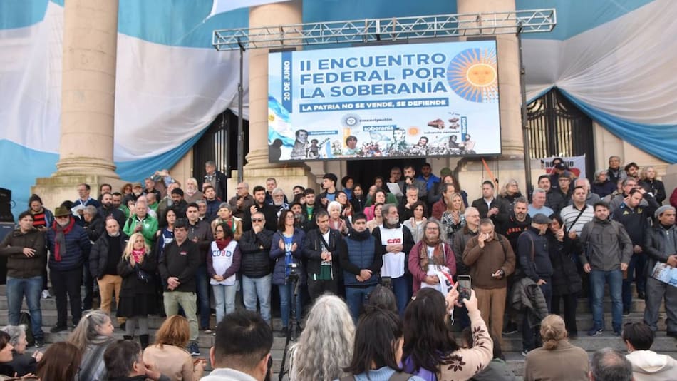 Encuentro Federal por la Soberanía. Foto: @encuentroporlasoberania