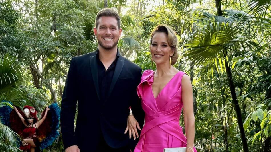 Michael Bublé y Luisana Lopilato. Foto: Instagram.