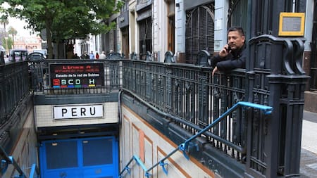 Subte, línea A. Foto: NA