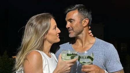 Mica Viciconte y Fabián Cubero. Foto: Instagram.