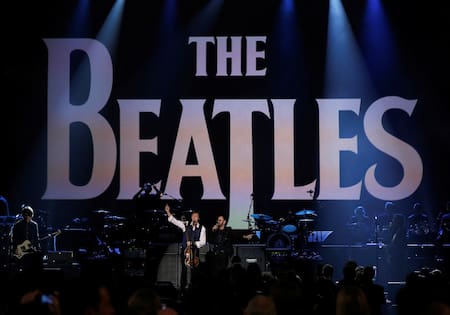 Recital de The Beatles. Foto: Reuters.