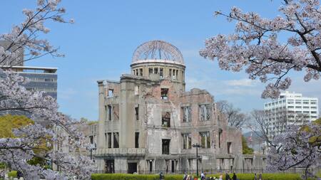 Monumento de la paz de Hiroshima, Japón. Foto: cortesía del Museo Conmemorativo de la Paz de Hiroshima