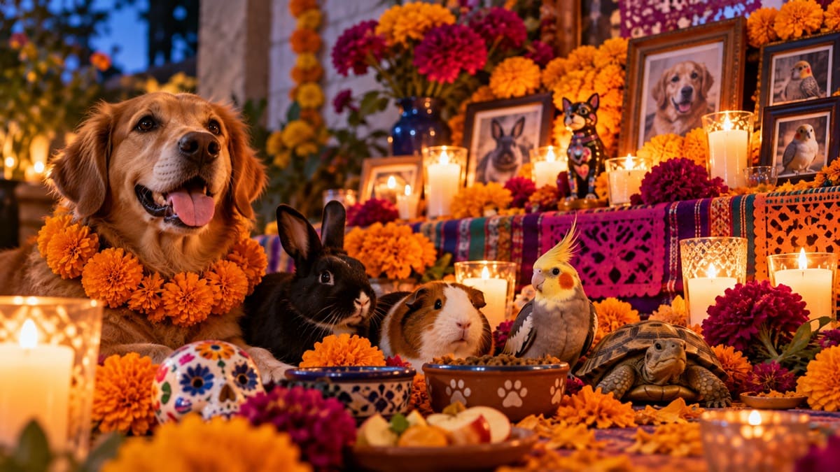 La tradición mexicana indica que el 27 de octubre es la fecha en la que las almas de perros, gatos y otros animales de compañía regresan al mundo terrenal para reencontrarse simbólicamente con sus dueños.