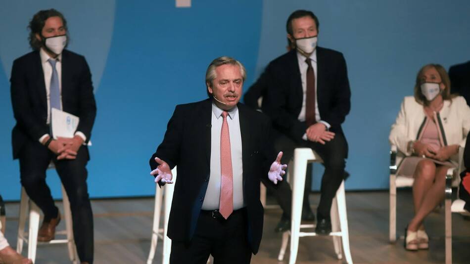 Alberto Fernández al anunciar el Consejo Económico Social, AGENCIA NA