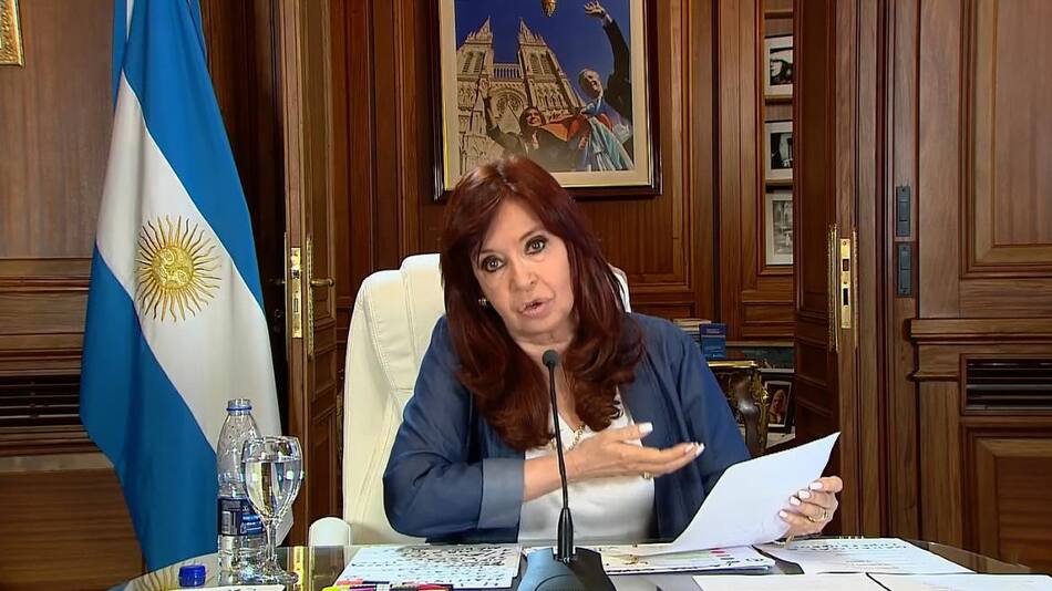 Cristina Kirchner sobre Causa Vialidad. Foto: NA