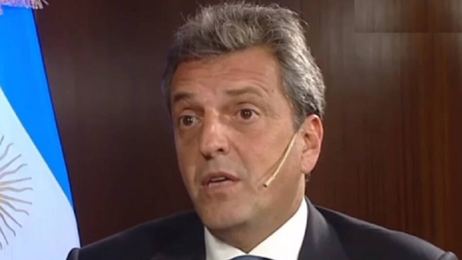 Sergio Massa. Foto: captura de video.