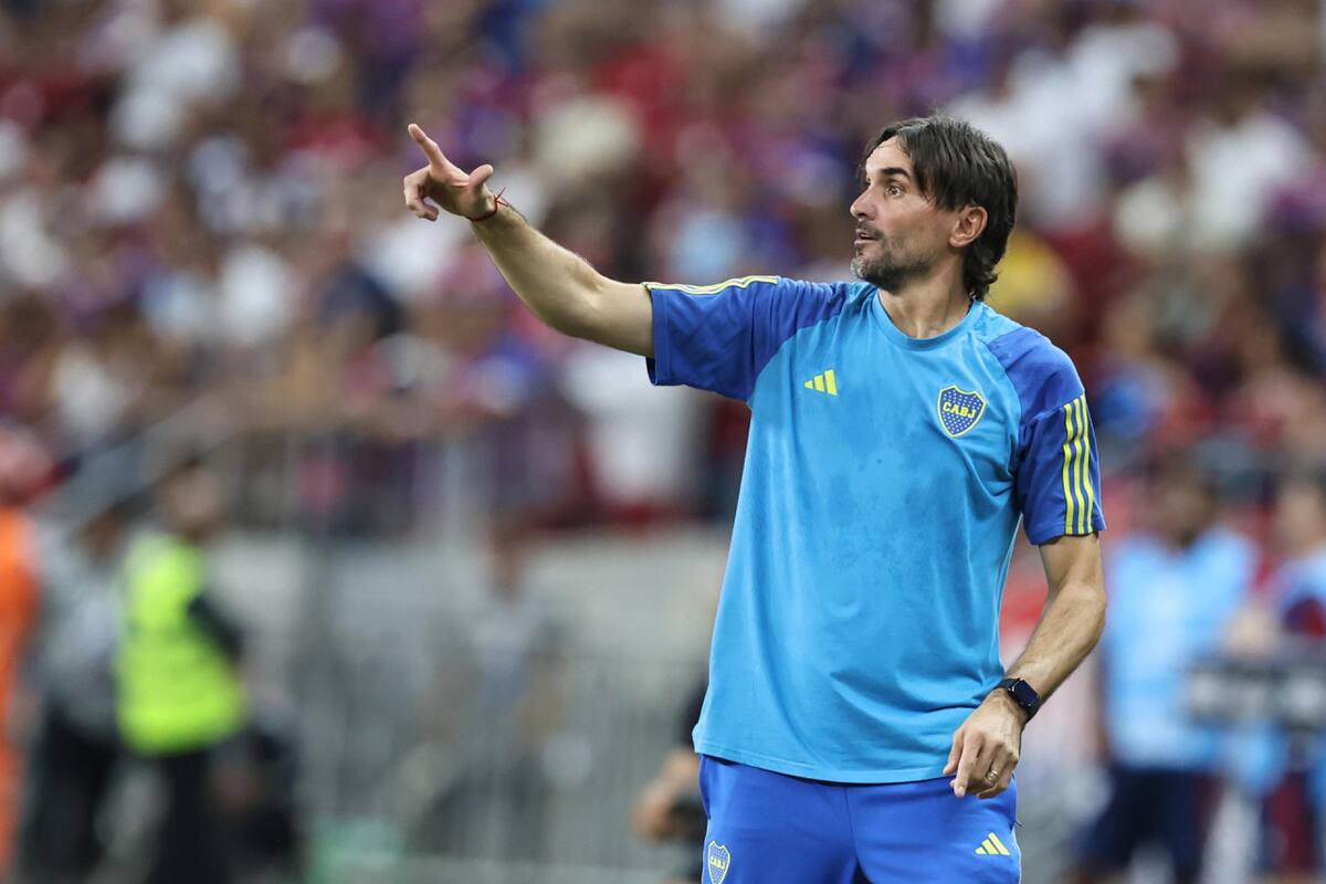 Diego Martínez, Boca vs Fortaleza, Copa Sudamericana. Foto: EFE