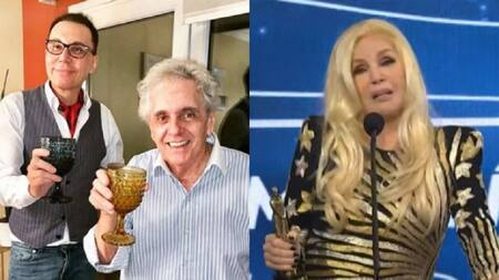 Antonio Gasalla, Marcelo Polino, Susana Giménez. Foto: NA.