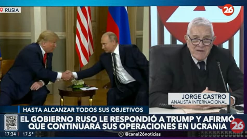 Jorge Castro sobre las negociaciones de paz en Ucrania