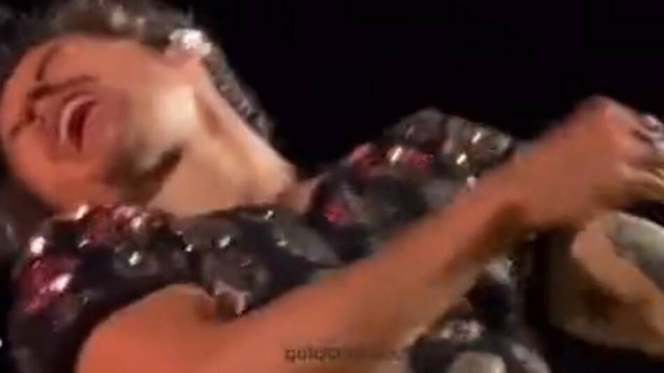 El momento del golpe. Foto: captura.