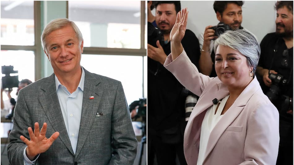 José Antonio Kast y Jeannette Jara.