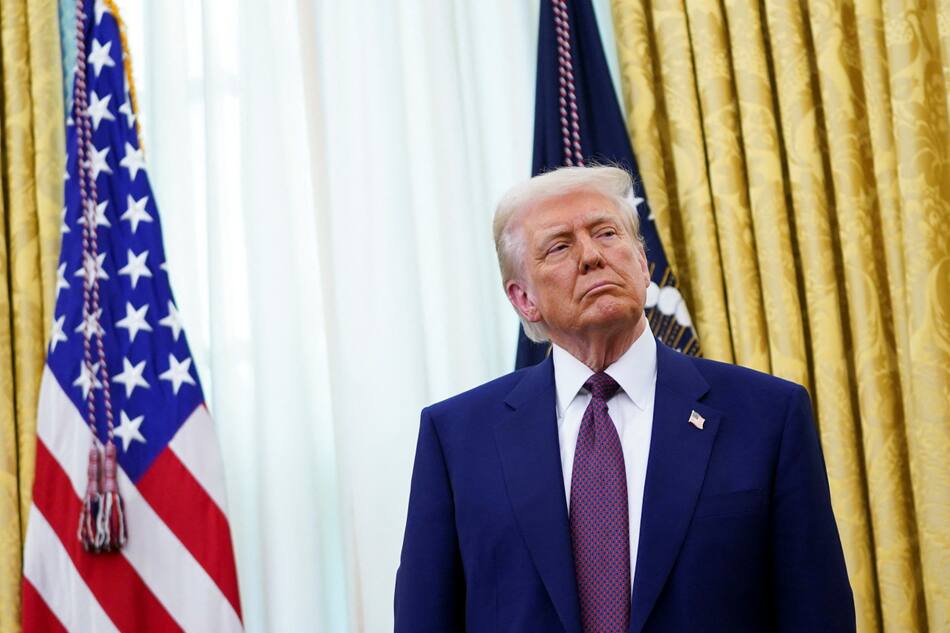 Donald Trump, presidente de Estados Unidos. Foto: Reuters/Nathan Howard