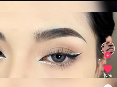 Delineado, maquillaje, ojo, mirada. Foto PINTEREST