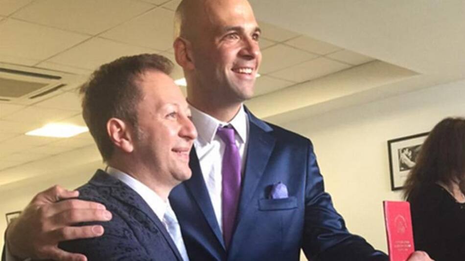 Casamiento de Nicolás Scarpino (Twitter)