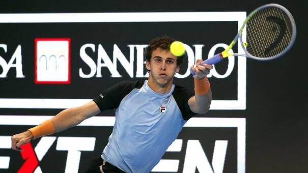 Juan Manuel Cerúndolo perdió ante Nakashima en su histórico debut en el Next Gen Finals
