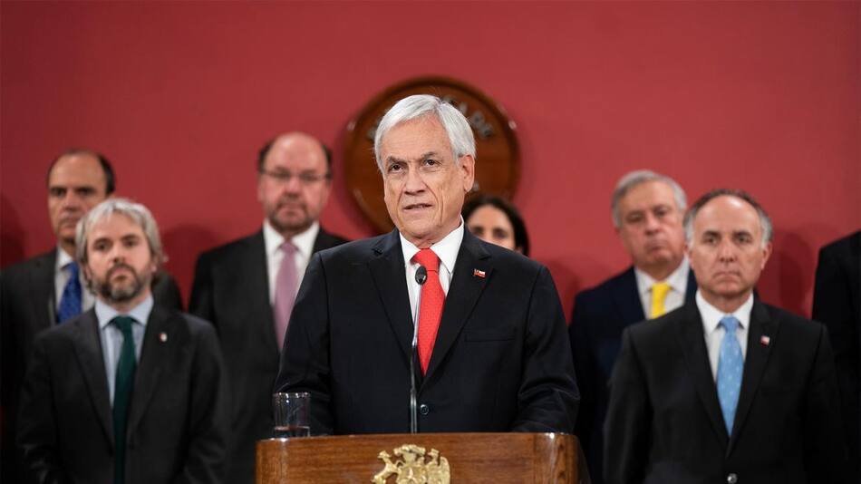 Sebastián Piñera, presidente de Chile, anuncios, NA