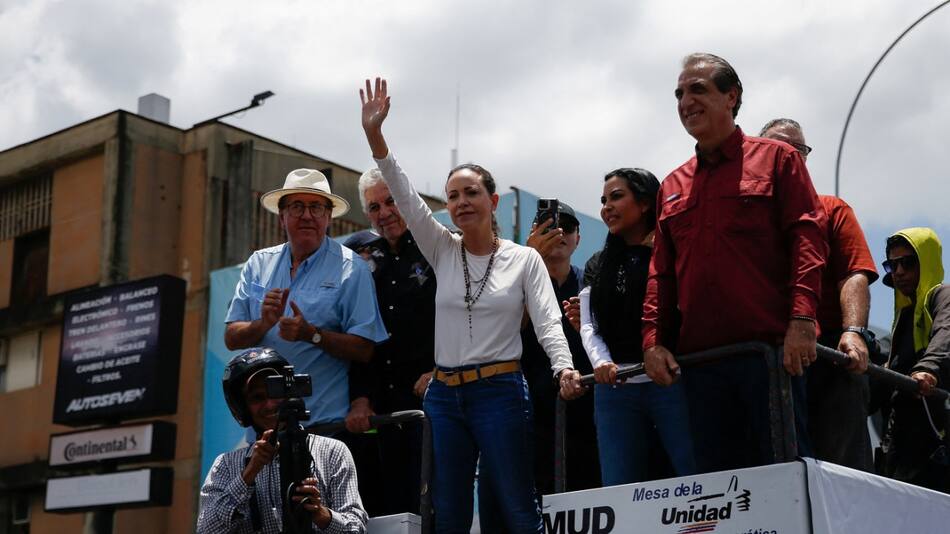 María Corina Machado, Venezuela. Foto: Reuters