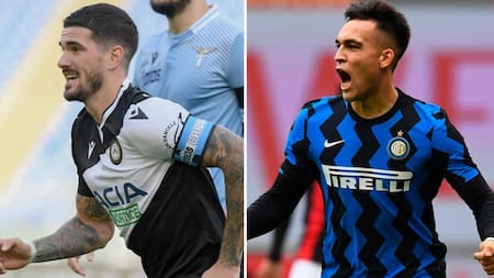 Rodrigo De Paul y Lautaro Martínez, futbolistas, NA