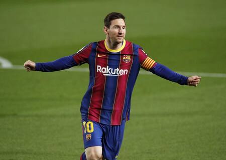 Lionel Messi en el Barcelona, REUTERS