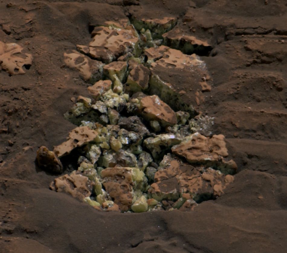 El hallazgo del rover Curiosity en Marte. Foto: X.