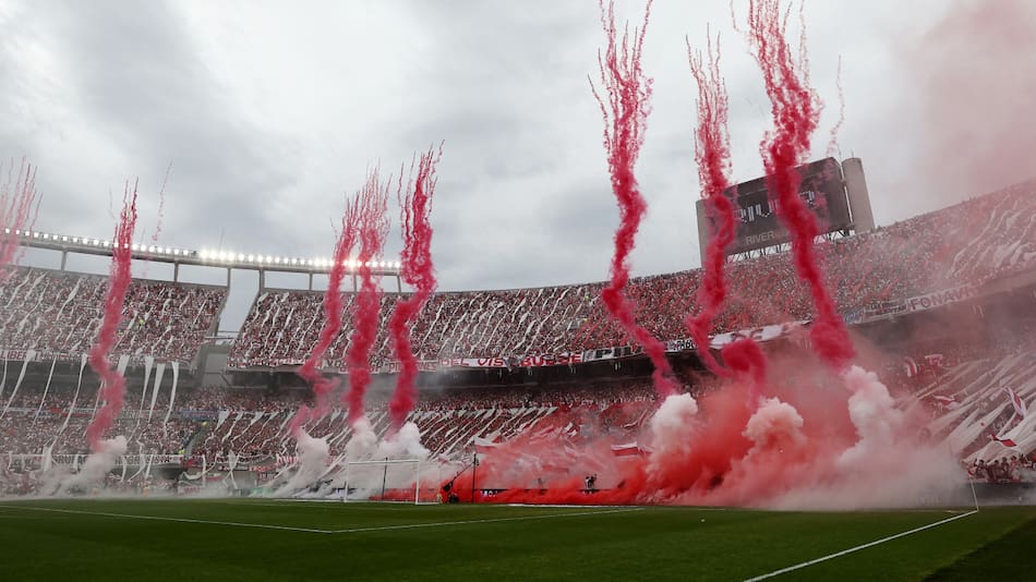 El impresionante recibimiento de River. Foto: Reuters