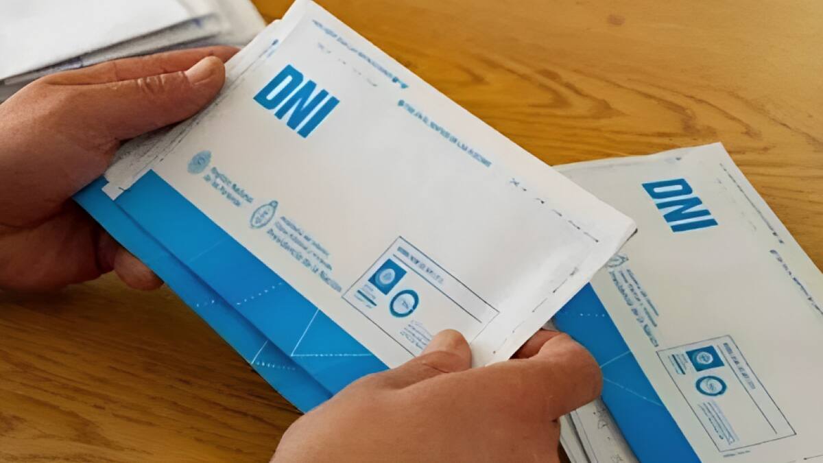 Documento Nacional de Identidad (DNI). Foto: Renaper.