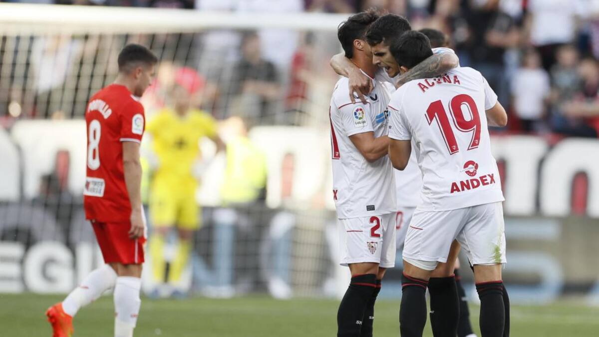 Sevilla vs. Almería. Foto: EFE.
