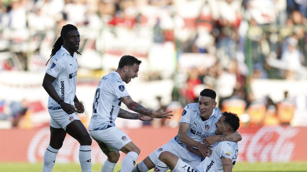Fortaleza vs. Liga de Quito. Foto: X @sudamericana.