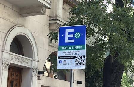Estacionamiento medido. Foto: X @marcepatroncini