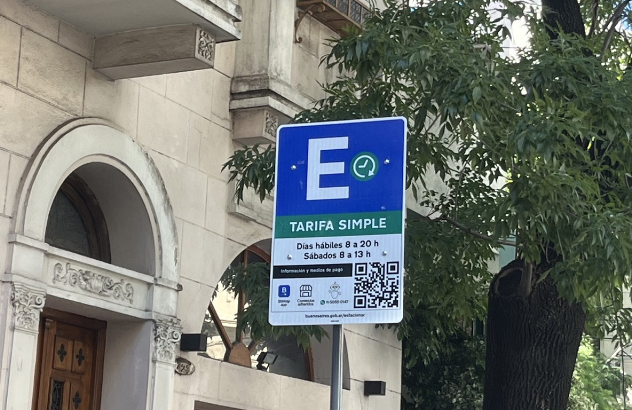 Estacionamiento medido. Foto: X @marcepatroncini