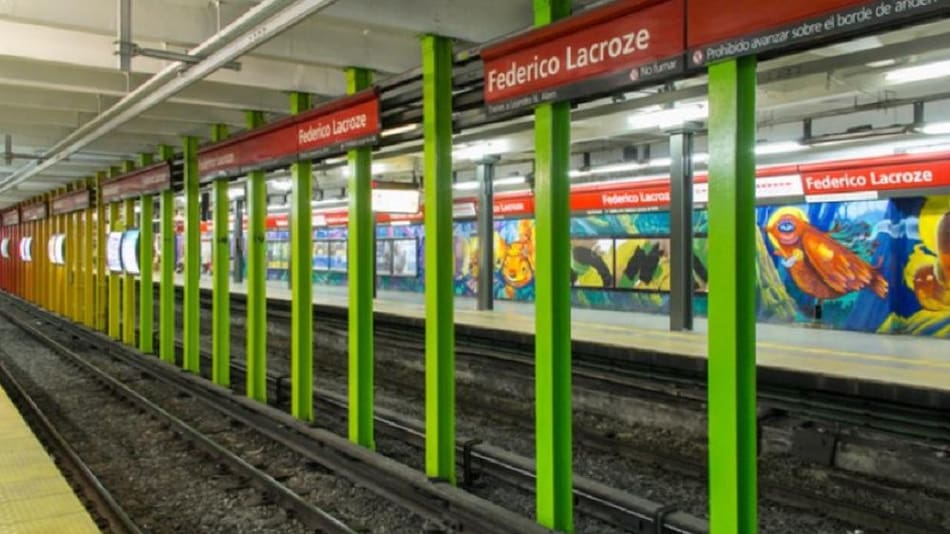 Subte Línea B, Estación Federico Lacroze, NA