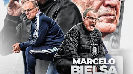 Marcelo Bielsa, nuevo DT de Uruguay. Foto: Twitter @Uruguay.