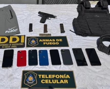 Detención de un hombre que se encontraba escondido en un freezer.