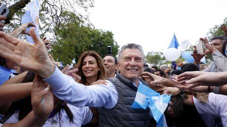 Mauricio Macri en Corrientes, marcha del "Sí, se puede", NA
