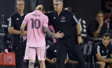 Lionel Messi y Gerardo Martino. Foto: NA