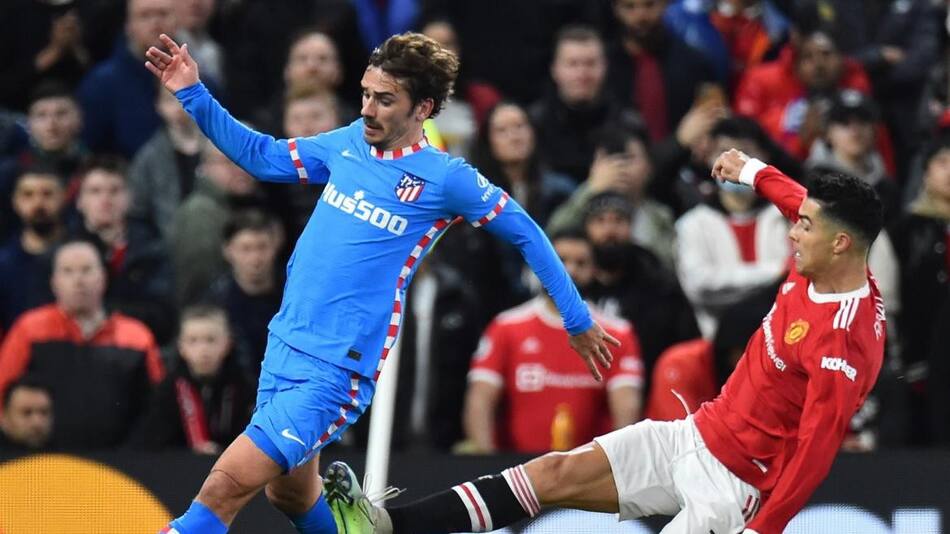 Atlético de Madrid vs Manchester United, Champions League. EFE